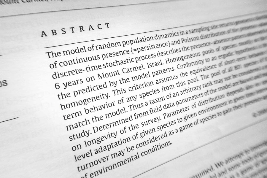 how to write an abstract